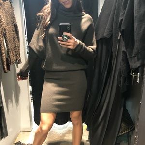All saints sweater dress. Like new. Size small. Greenish brown color.